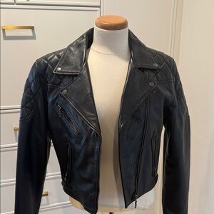 Chrome Gear Women's Black Leather Jacket